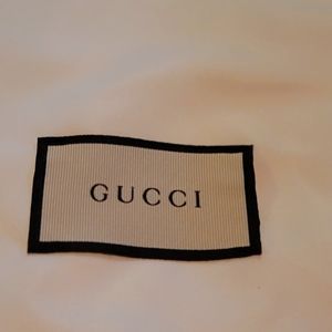 2 Gucci satin dust shoe bags -Authentic